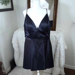 Plus Size Custom Navy Fit & Flare